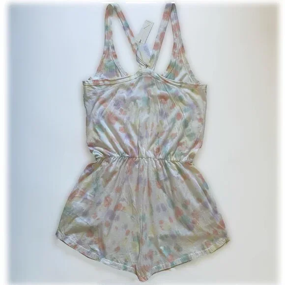 Z Supply Breezy Tie Dye Romper Organic Cotton NEW WITH TAGS Lounge - Picture 7 of 16